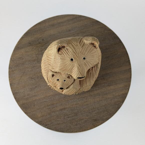 Rinconada Bear Mama Baby Cub #055 Artesania Vintage Retired Figurine Signed - Picture 6 of 8